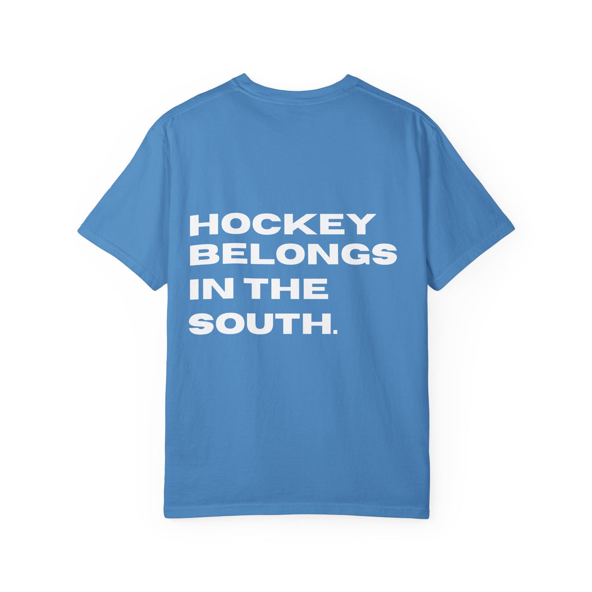 Hockey Belongs In The South - Southern Puck Cotton T-Shirt