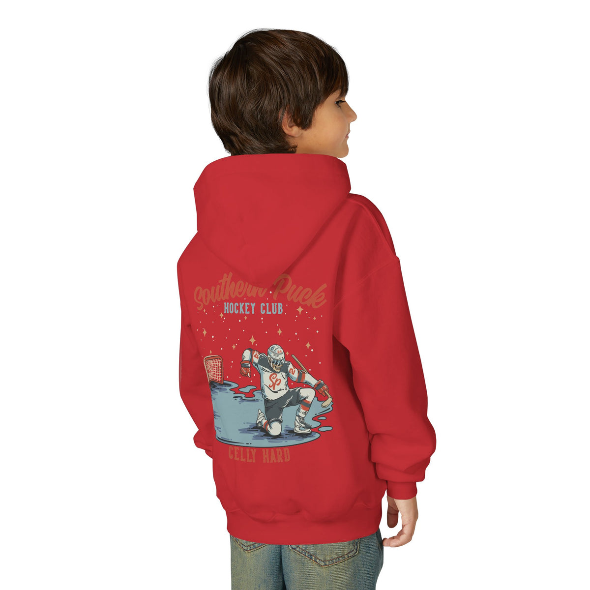 Youth "Celly Hard" Southern Puck Cotton Hoodie