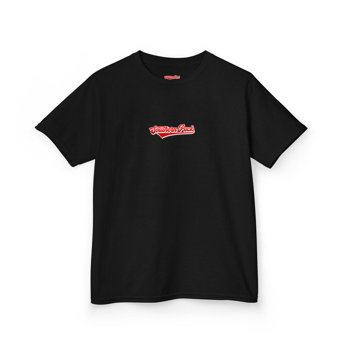 Youth Hockey Belongs In The South Tee — Southern Puck Kids T‑Shirt