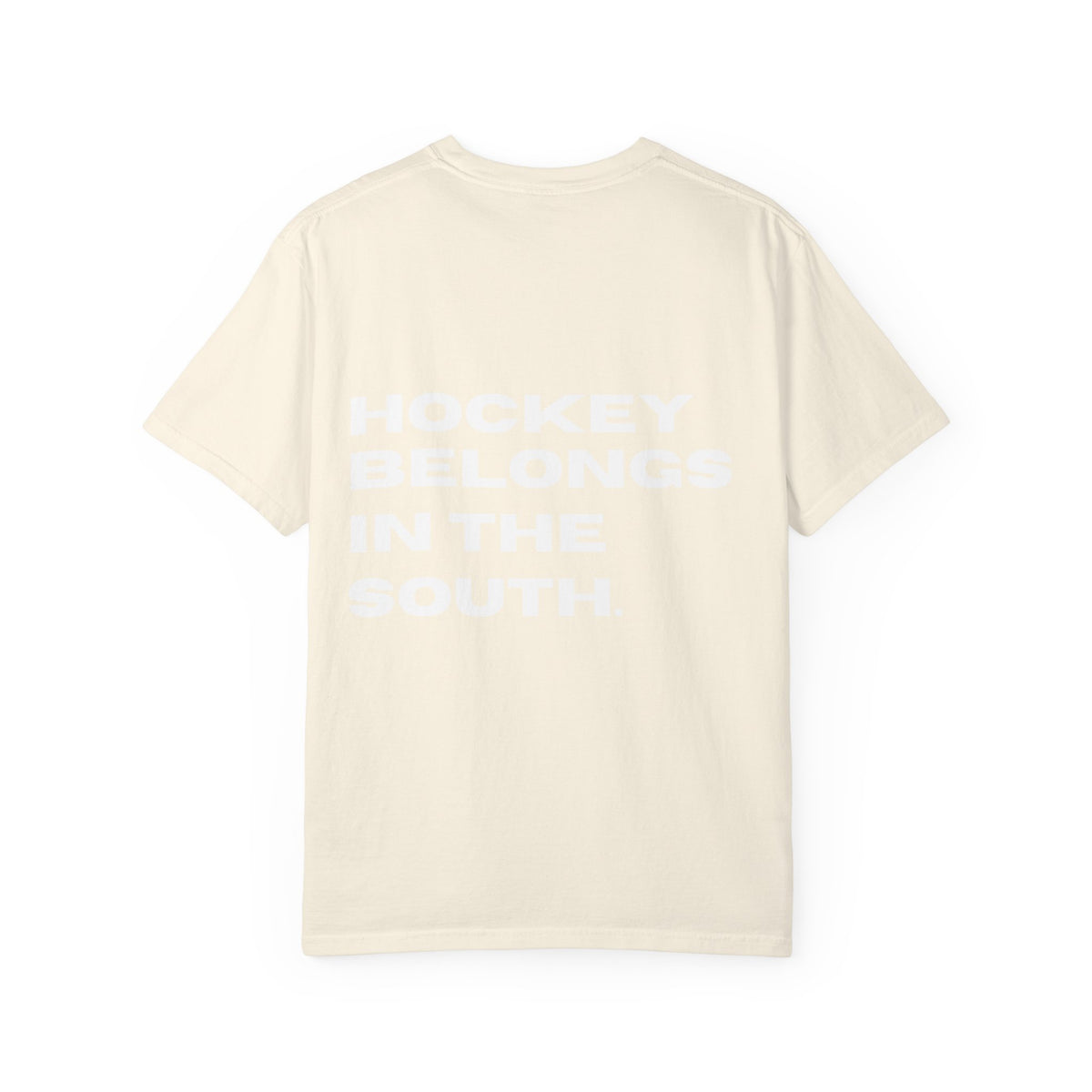 Hockey Belongs In The South - Southern Puck Cotton T-Shirt