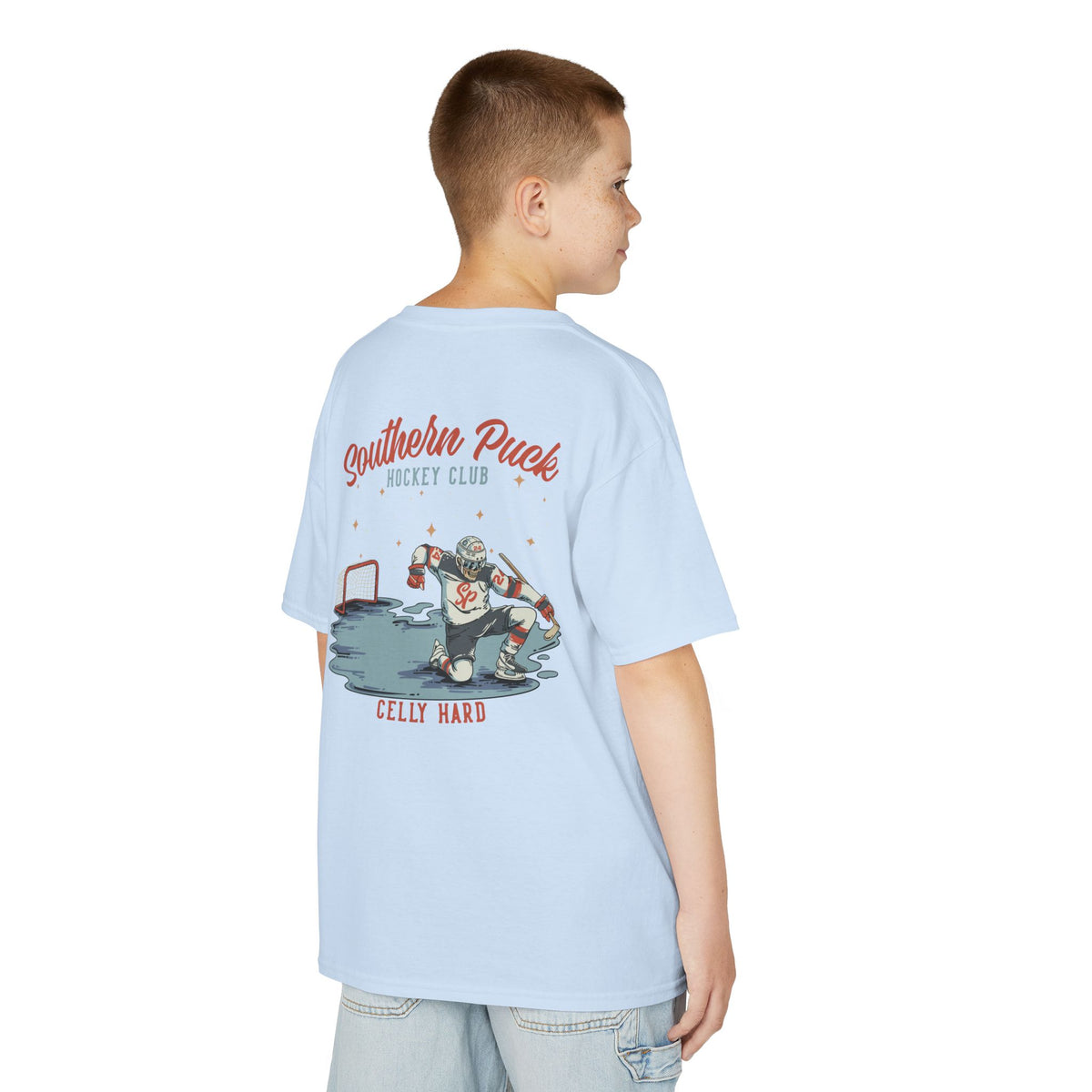 Youth "Celly Hard" Southern Puck Hockey Tee