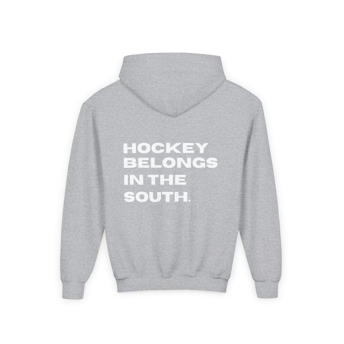 Youth Hockey Belongs In The South Hoodie — Southern Puck Hockey Sweatshirt