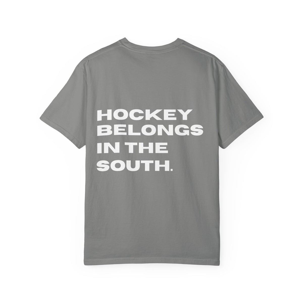 Hockey Belongs In The South - Southern Puck Cotton T-Shirt