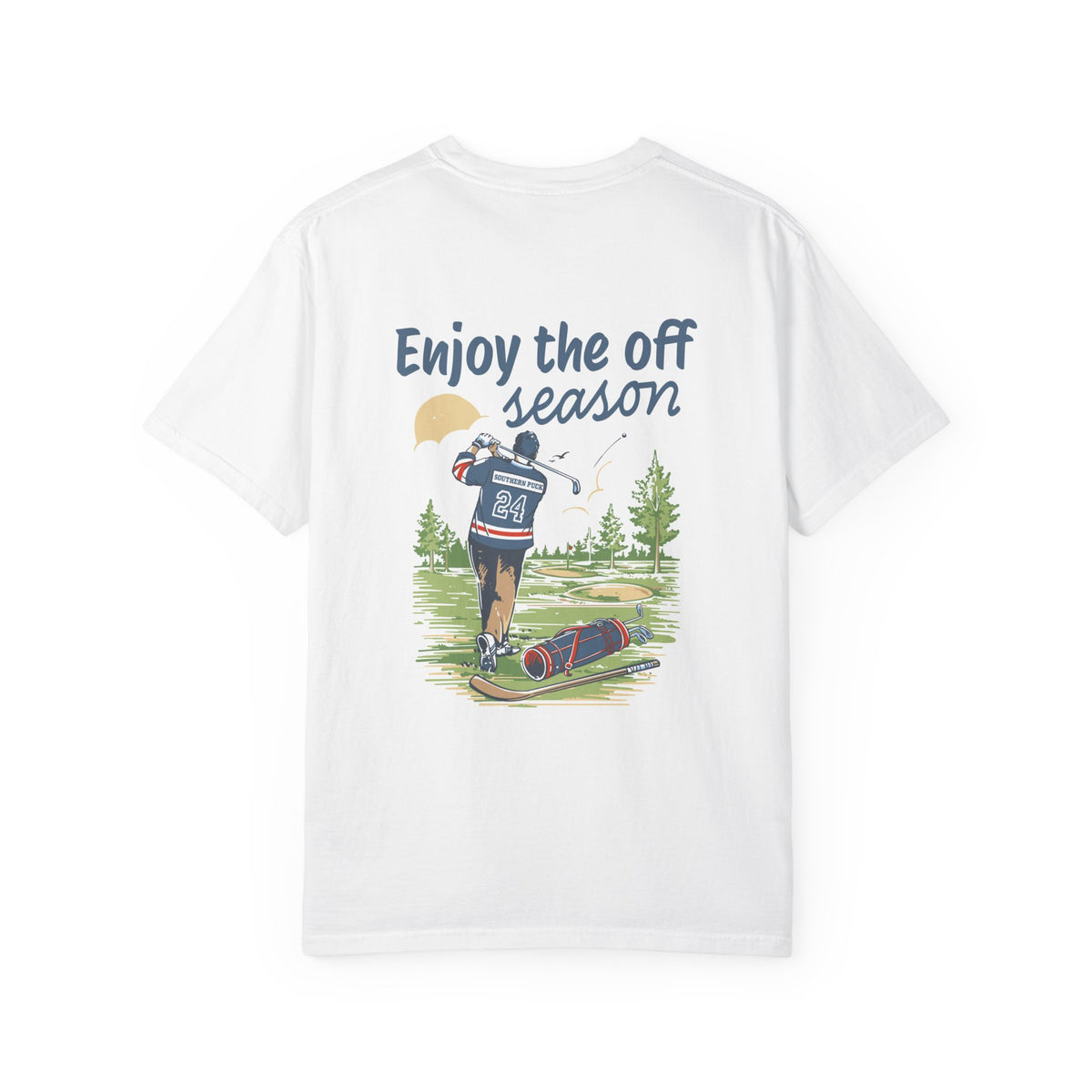 Enjoy the Off-Season Golf Shirt — Hockey Players' Casual Tee