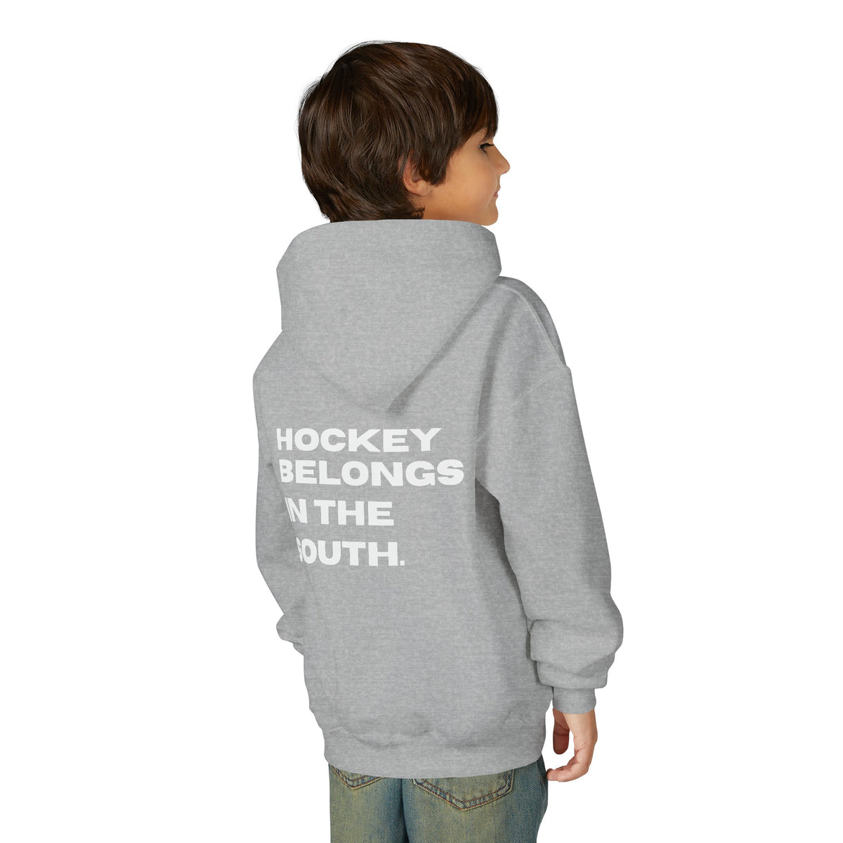 Youth Hockey Belongs In The South Hoodie — Southern Puck Hockey Sweatshirt