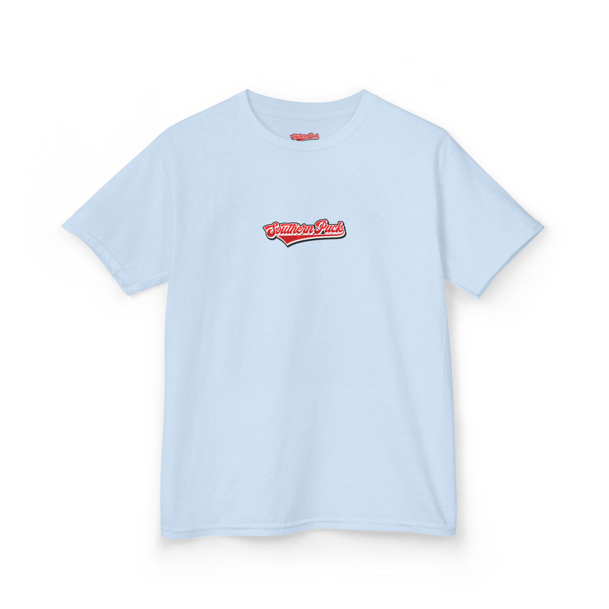 Youth Hockey Belongs In The South Tee — Southern Puck Kids T‑Shirt